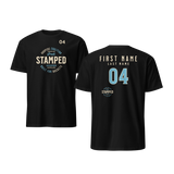 Personalized STAMPED Hooper T-Shirt (Add Instructions In Cart)